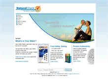 Tablet Screenshot of naturalcheck.com